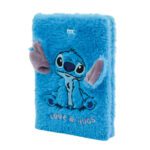 Caderno de Anotações Fluffy Stitch Disney | Produto Oficial Licenciado