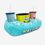 Kit Pipoca Almofada balde e copos bob Esponja