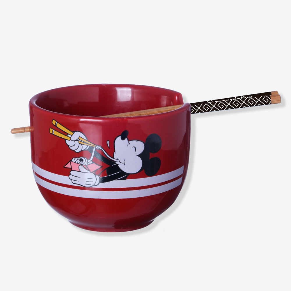 Bowl com Hashi 500ml Mickey Mouse