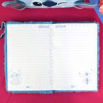 Caderno de Anotações Fluffy Stitch Disney | Produto Oficial Licenciado