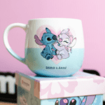 Caneca Maggie 400ml Stitch Namorados