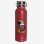 Garrafa Térmica Camp Mickey 600ml em Inox e Bamboo