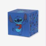 Porta-treco Cubo Stitch com Bloco de Notas