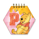 Bloco de Anotações Hexagonal Pooh Disney | Produto Oficial Licenciado