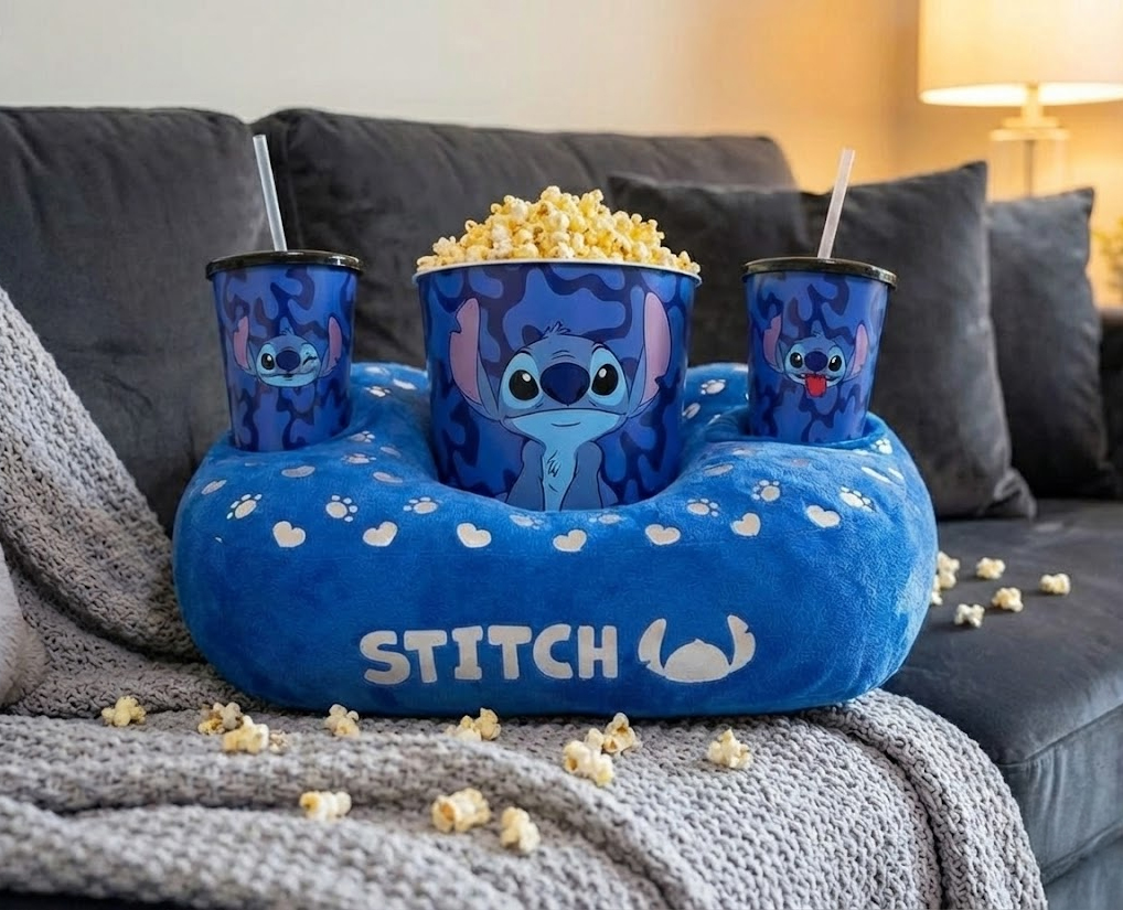 Kit Pipoca Almofada Pipoca Fibra Suede Stitch